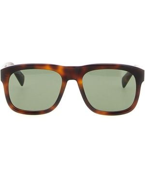 Saint Laurent 'Sl 558' Sunglasses - Green