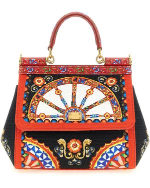 Dolce & Gabbana 'Sicily' Small Handbag - Red
