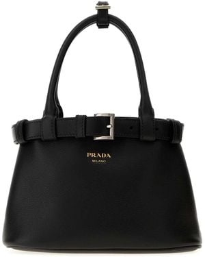 Prada Leather Handbag - Black