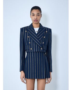 Vivienne Westwood Cut-Off Blazer - Blue