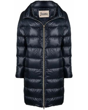 Herno Mid-Length Down Jacket - Blue