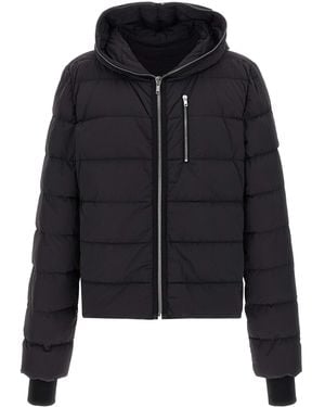 Rick Owens Nylon Full-Length Jacket - Black