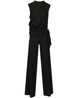 Alaïa Alaã¯A Draped Jumpsuit - Black