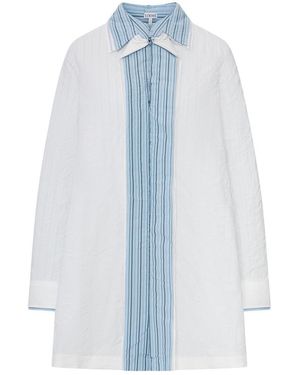 Loewe Technical Cotton Dress - Blue