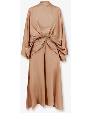 Zimmermann Valiant Long Silk Dress - Natural