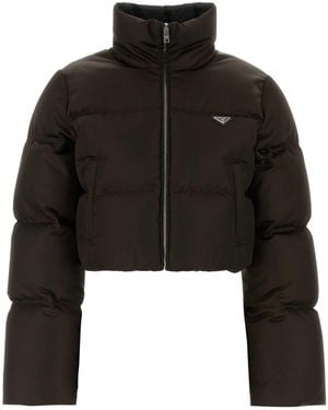 Prada Re-Nylon Down Jacket - Black