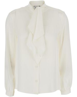 Max Mara Silk Shirt Blouses - White