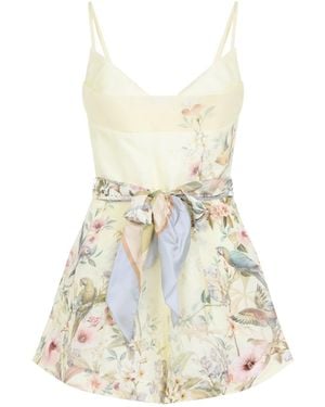 Zimmermann Rebellion Fitted Playsuit - White