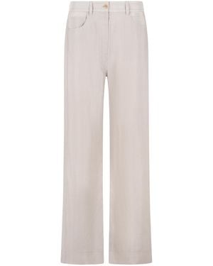 Acne Studios 'Check Casual' Cupro Pants - White