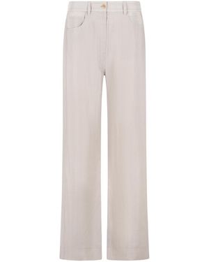 Acne Studios 'Check Casual' Cupro Pants - White