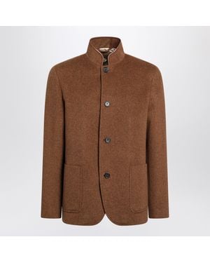 Loro Piana Spagna Iris Bronze Cashmere Jacket - Brown