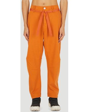 Stone Island Shadow Project Relaxed Chino Pants - Orange
