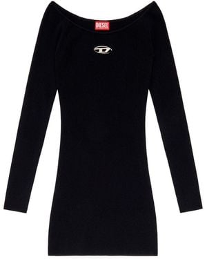 DIESEL M-Vera Knitted Mini Dress - Black