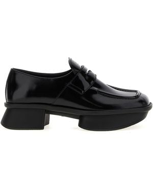 Prada Calfskin Slip-On Loafers - Black