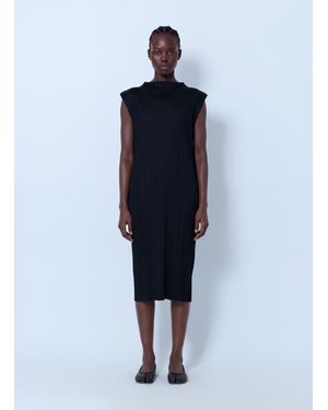Pleats Please Issey Miyake July Pleated Midi Dress - Blue