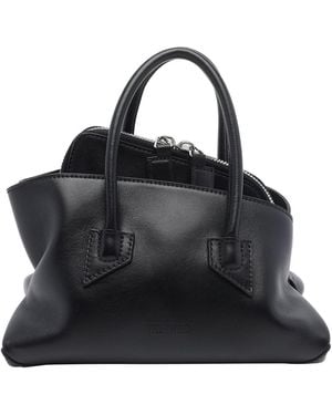 The Attico Mini La Passeggiata Handbag - Black