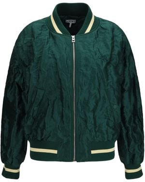 Loewe Technical Fabric Bomber Jacket - Green