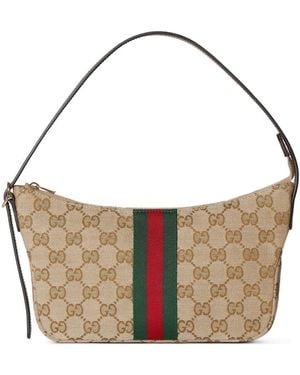 Gucci Lunetta Small Crossbody Bag - White