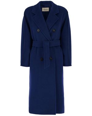 Max Mara Clothing Coats - Blue