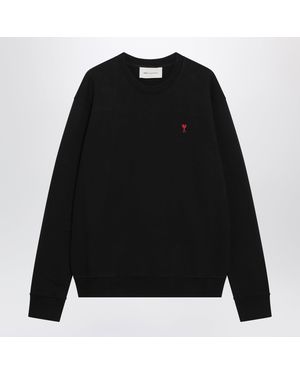 Ami Paris Ami De Coeur Sweatshirt - Black