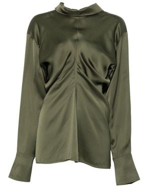 TOTEME Slouchy Blouse - Green