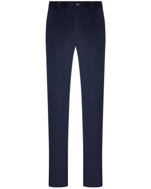 Etro Slim Fit Corduroy Pants - Blue