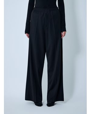 Balenciaga Tailored Wool Pants - Blue