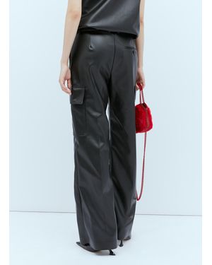 Stella McCartney Cargo Vegan Leather Pants - Multicolor