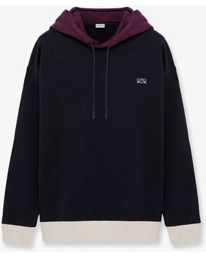 Loewe Cotton Hoodie - Blue