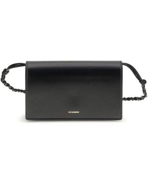 Jil Sander Wallet Tangle Calf Leather - White