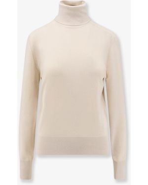 Loro Piana Cashmere Piuma Turtleneck - White