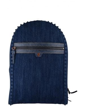 Christian Louboutin Backparis Miss Denim - Blue