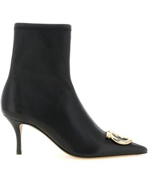 Ferragamo 'Mariu' Ankle Boots - Black