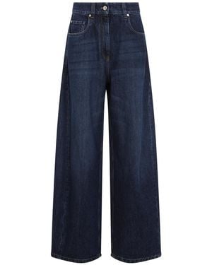 Brunello Cucinelli Barrel Denim Jeans - Blue