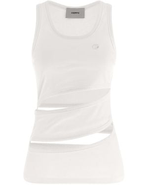 Coperni 'Spiral' Tank Top - White