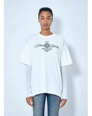 Acne Studios Embroidered T-Shirt - White