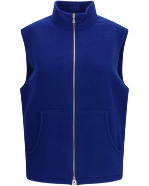 Rier Virgin Wool Vest - Blue