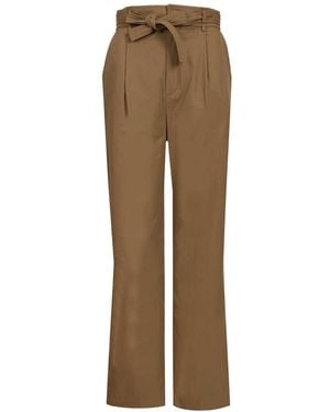Saint Laurent Classic Pants - Natural