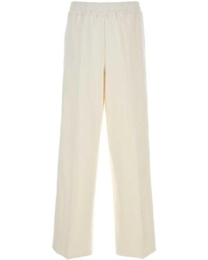 Jil Sander Stretch Jersey Pant - White