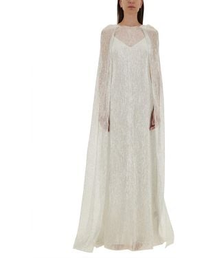 Max Mara Elegant Silk Wedding Dress - White