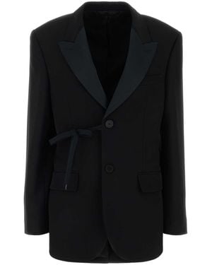 Balenciaga Black Wool Blazer