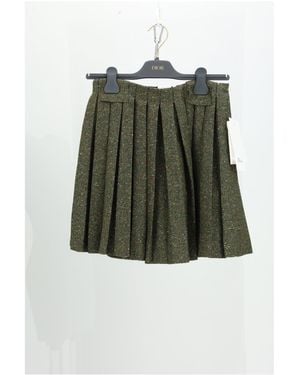 Dior Dior Tweed Light Skirt - Green