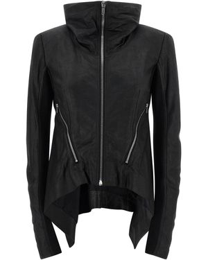Rick Owens 'Zipped Naska Biker' Jacket - Black