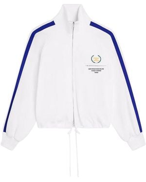 Celine Double-Sided Jersey Tracksuit Jacket - White