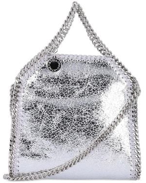 Stella McCartney Tote Bag Chain Trim - Gray