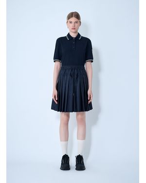 Moncler Piquet Polo Shirt Dress - Blue