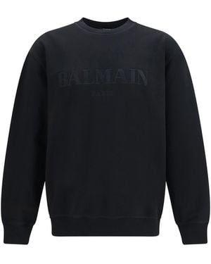 Balmain Crewneck Sweatshirt - Blue