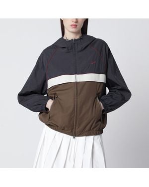 DUNST Zip-Up Windbreaker - Brown