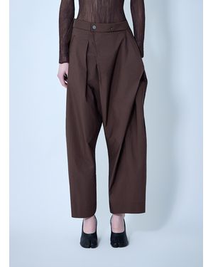 Issey Miyake Akimbo Woven Pants - Blue