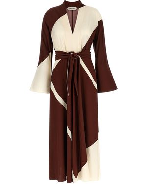 Alberta Ferretti Printed Dress - Multicolor